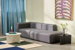 HAY Ethan Cook Flat Works Rug, 200 X 300 Cm, Peach Green Check -Hay Hay Cook Flat Works peach green check