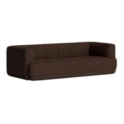 HAY Quilton Duo 3-seater Sofa, Brown, Remix 356 - Hallingdal 370