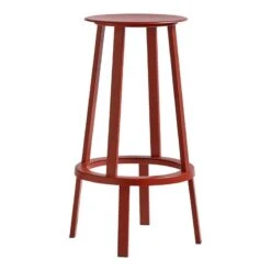 HAY Revolver Bar Stool, 76 Cm, Red