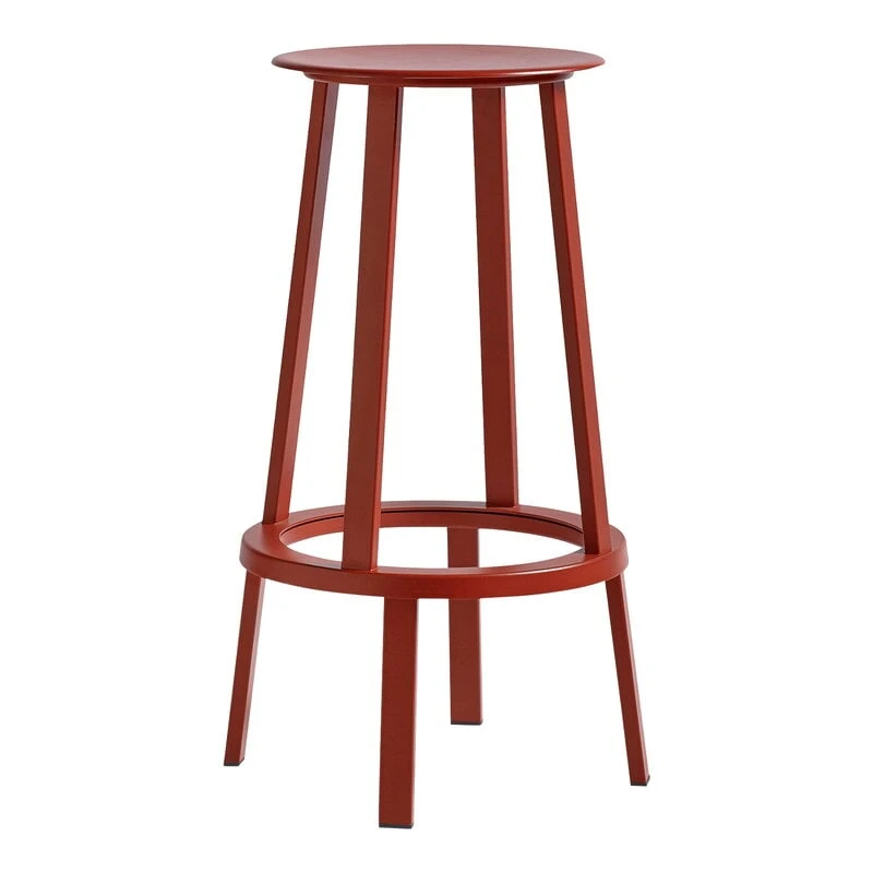 HAY Revolver Bar Stool, 76 Cm, Red 1 HAY Revolver Bar Stool, 76 Cm, Red