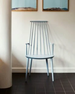 HAY J110 Chair, Slate Blue 10 HAY J110 Chair, Slate Blue -Hay J110 slate blue wb lacquer beechrole