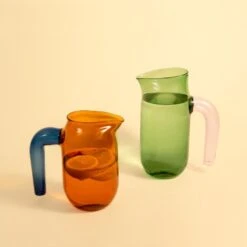 HAY Jug With Lilac Handle, L, Green 11 HAY Jug With Lilac Handle, L, Green -Hay Jug S amber L green