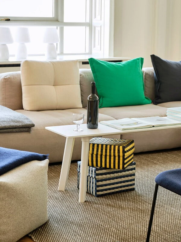 HAY Moiré Kelim Rug, Cinnamon 5 HAY Moiré Kelim Rug, Cinnamon - Image 5