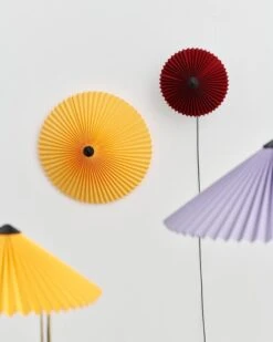 HAY Matin Wall Lamp 300, Oxide Red 9 HAY Matin Wall Lamp 300, Oxide Red -Hay Matin Flush Mount yellow Matin Wall bright red