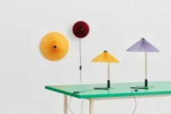 HAY Matin Flush Mount 380, Yellow -Hay Matin Table Lamp lavender shade yellow Matin Flush Mount yellow 1