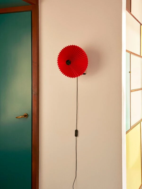 HAY Matin Wall Lamp 380, Bright Red 2 HAY Matin Wall Lamp 380, Bright Red - Image 2