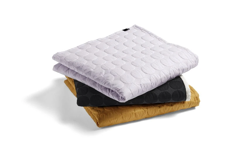 HAY Mega Dot Bed Cover, Mustard 2 HAY Mega Dot Bed Cover, Mustard - Image 2