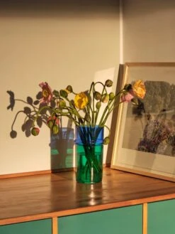 HAY Moroccan Vase, L, Blue - Green -Hay Moroccan Vase L blue and green 01