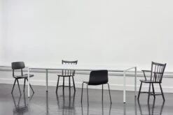 HAY Result Chair, Black 10 HAY Result Chair, Black -Hay New Order Table light grey lino top Result Chair J41 J42 AAC16