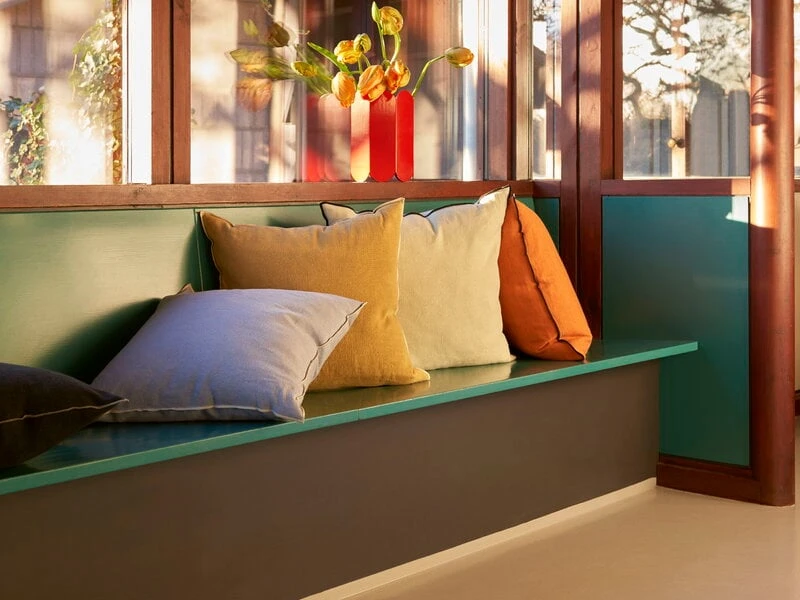 HAY Outline Cushion, 50 X 50 Cm, Yellow 2 HAY Outline Cushion, 50 X 50 Cm, Yellow - Image 2