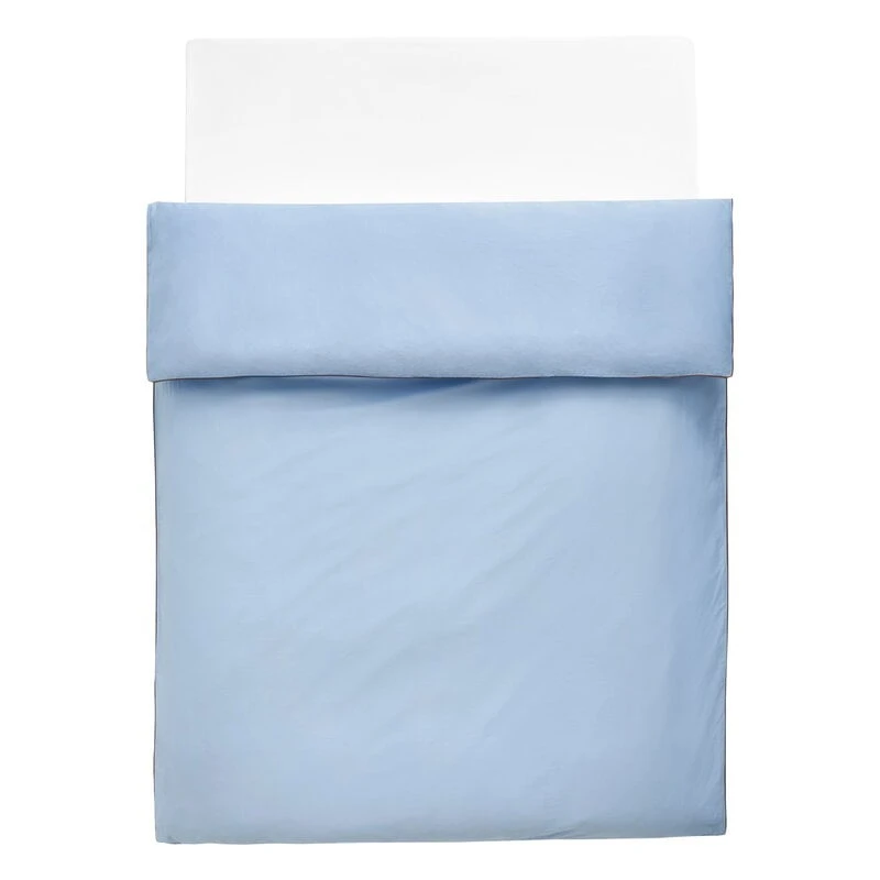 HAY Outline Duvet Cover, Soft Blue 2 HAY Outline Duvet Cover, Soft Blue - Image 2
