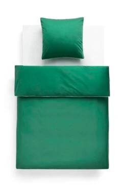 HAY Outline Duvet Cover, Emerald Green 5 HAY Outline Duvet Cover, Emerald Green -Hay Outline Duvet Cover 140x200 emerald green Outline Pillow Case 63x60 soft emerald green