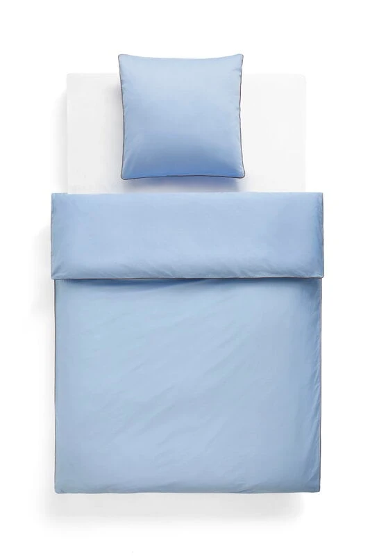 HAY Outline Duvet Cover, Soft Blue 3 HAY Outline Duvet Cover, Soft Blue - Image 3