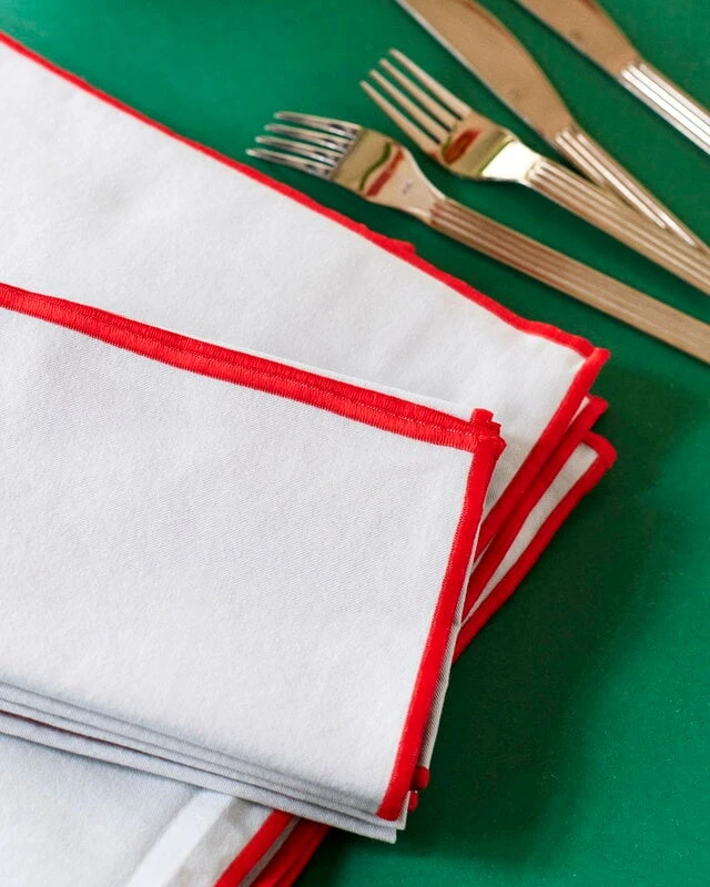 HAY Outline Tablecloth, 140 X 250 Cm, Light Blue 5 HAY Outline Tablecloth, 140 X 250 Cm, Light Blue - Image 5