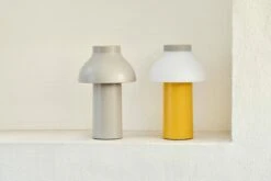 HAY PC Portable Table Lamp, Cool Grey 9 HAY PC Portable Table Lamp, Cool Grey -Hay PC Portable cool grey soft yellowrole 1