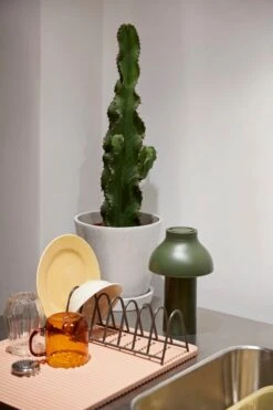 HAY Glass Mug, Amber 10 HAY Glass Mug, Amber -Hay PC Portable olive Dish Drainer Borosilicate Cup