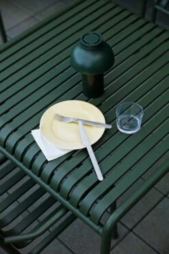 HAY Rainbow Plate, Medium, Light Yellow 11 HAY Rainbow Plate, Medium, Light Yellow -Hay PC Portable olive Palissade Dining Armchair olive Palissade Table olive Raimbow Plate light yellow