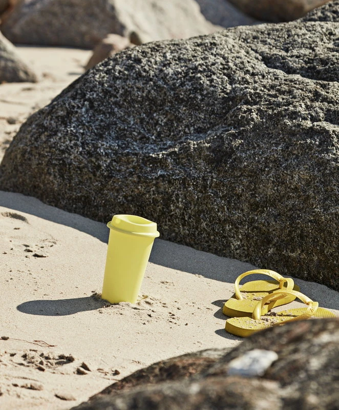 HAY Paquet Coffee Cups, Set Of 3, Yellow 2 HAY Paquet Coffee Cups, Set Of 3, Yellow - Image 2