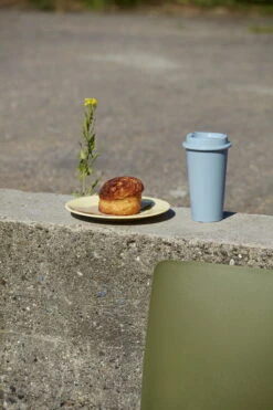 HAY Paquet Coffee Cups, Set Of 3, Blue -Hay Paquet Coffee Cup Rainbow Plate light yellow