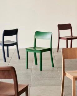 HAY Pastis Chair, Steel Blue -Hay Pastis Chair pine green wb lacquered ash