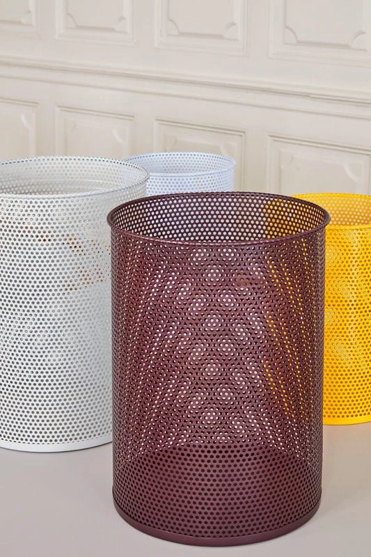 HAY Perforated Bin, L, Light Grey 2 HAY Perforated Bin, L, Light Grey - Image 2