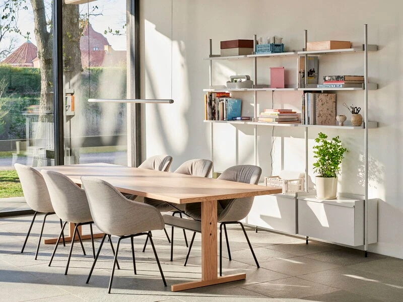 HAY Factor Linear Pendant, Diffused 1500, Aluminium 3 HAY Factor Linear Pendant, Diffused 1500, Aluminium - Image 3