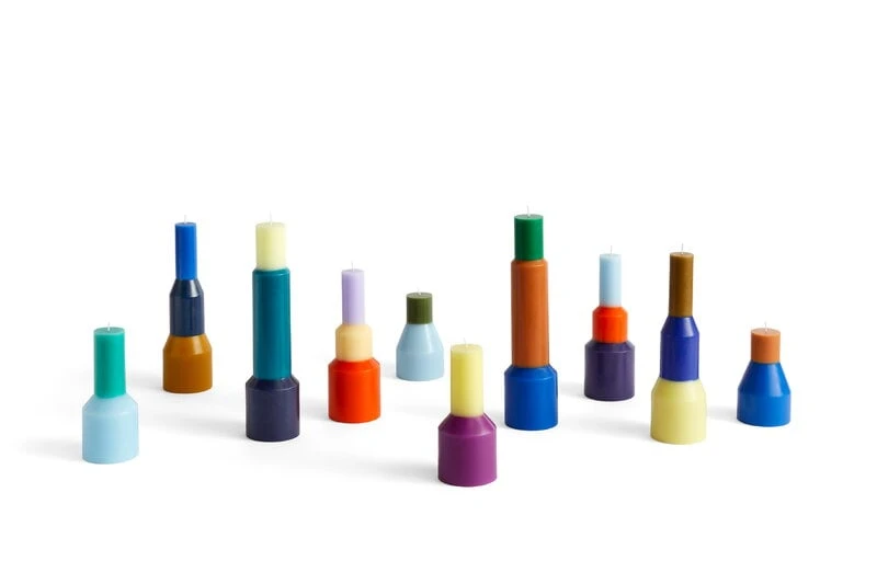 HAY Pillar Candle, M, Midnight Blue 2 HAY Pillar Candle, M, Midnight Blue - Image 2