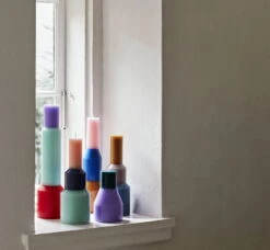 HAY Pillar Candle, S, Lavender -Hay Pillar Candle family 02