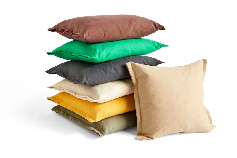 HAY Plica Cushion, Planar, Olive 2 HAY Plica Cushion, Planar, Olive - Image 2
