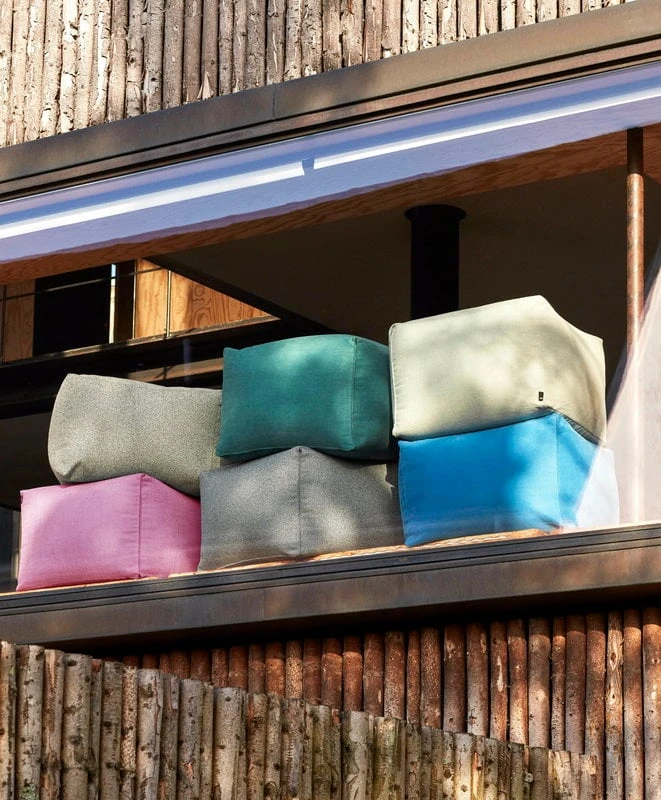 HAY Pouf, Grey Sprinkle 5 HAY Pouf, Grey Sprinkle - Image 5