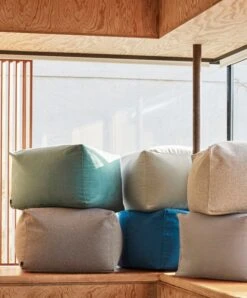 HAY Pouf, Cream Sprinkle 7 HAY Pouf, Cream Sprinkle -Hay Pouf eucalyptus warm grey persian blue grey sprinkle cream sprinkle