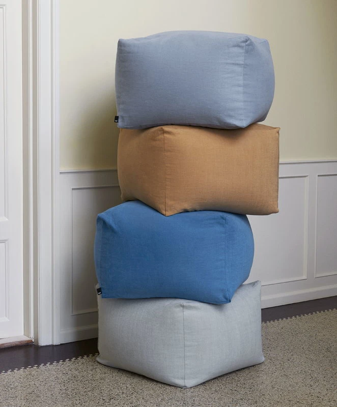 HAY Pouf, Grey Sprinkle 6 HAY Pouf, Grey Sprinkle - Image 6