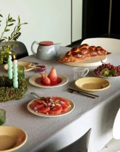 HAY Tea Pot, Grey 8 HAY Tea Pot, Grey -Hay Rainbow Plate sand Borosilicate Cup white swirl 2