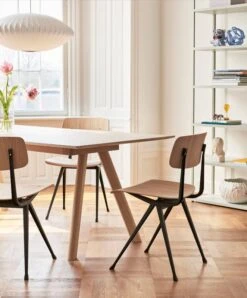 HAY Nelson Saucer Bubble Pendant, M 10 HAY Nelson Saucer Bubble Pendant, M -Hay Result Chair matt lacquer oak CPH30 Table matt lacquer oak Bubble Lamp Saucer Colour Vase New Order light grey