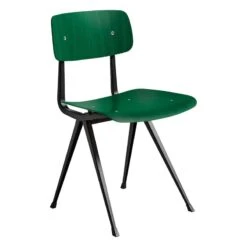 HAY Result Chair, Black - Forest Green