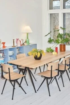 HAY Pyramid Table 02, Black - Matt Lacquered Oak 10 HAY Pyramid Table 02, Black - Matt Lacquered Oak -Hay Result Pyramid catalogue 24 1