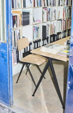 HAY Pyramid Table 01, 140 X 65 Cm, Black - Matt Lacquered Oak -Hay Result Pyramid catalogue 26