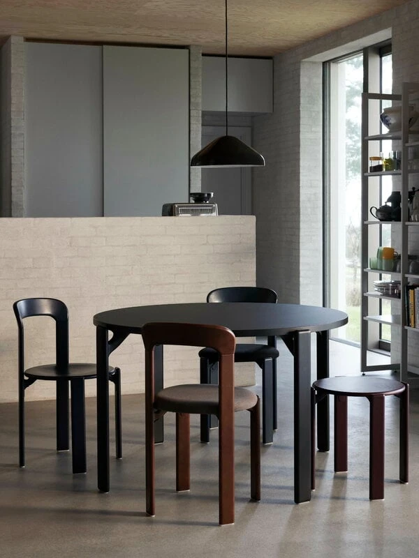 HAY Rey Chair, Deep Blue - Black Steelcut 190 - Image 2