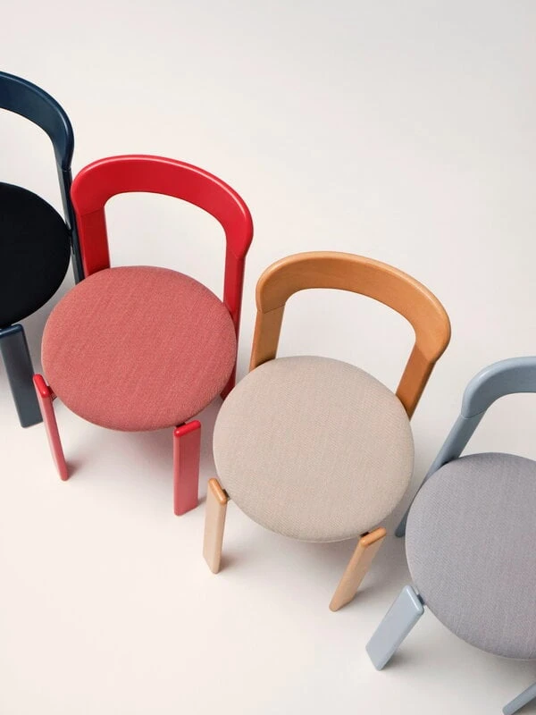 HAY Rey Chair, Deep Blue - Black Steelcut 190 - Image 3