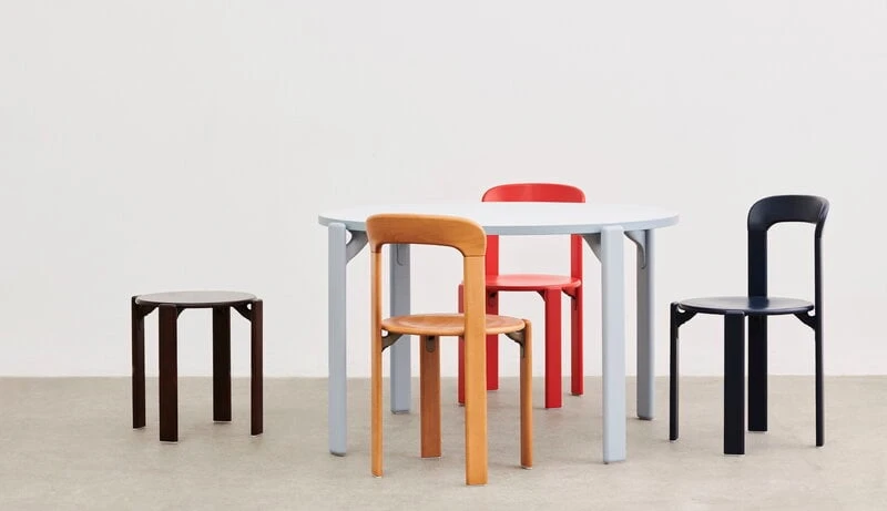 HAY Rey Chair, Scarlet Red 5 HAY Rey Chair, Scarlet Red - Image 5