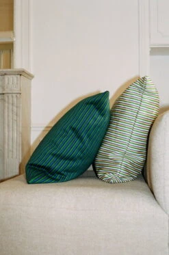 HAY Ribbon Cushion, Green 6 HAY Ribbon Cushion, Green -Hay Ribbon Cushion yellow green