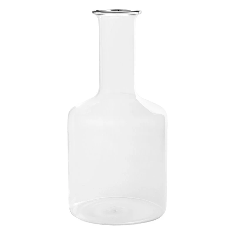 HAY Rim Carafe, Clear - Black Rim 1 HAY Rim Carafe, Clear - Black Rim