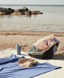 HAY Paquet Coffee Cups, Set Of 3, Blue -Hay Six Colour Bag L No 2 Paquet Coffee Cup set of 3 Frotte Bath Towel blue