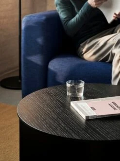 HAY Slit Table, 45 Cm, Black 8 HAY Slit Table, 45 Cm, Black -Hay Slit Table Wood black wb lacquer oak Glass S