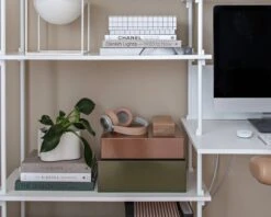 HAY Colour Storage Box, S, Milk Chocolate 6 HAY Colour Storage Box, S, Milk Chocolate -Hay Small Storage Design Stories x Kasia Rutkowiak 15