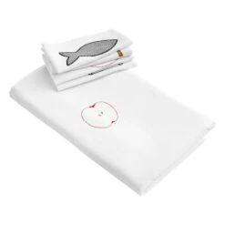 HAY Sobremesa Tablecloth, 140 X 300 Cm, White 8 HAY Sobremesa Tablecloth, 140 X 300 Cm, White -Hay Sobremesa Tablecloth L300 white Sobremesa Napkin Set of 4 white