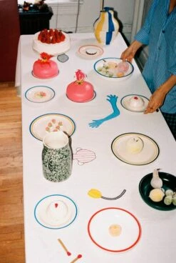 HAY Sobremesa Jug, Green -Hay Sobremesa Tablecloth L300 white Sobremesa Plate family Sobremesa Jug green 2