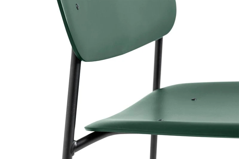 HAY Soft Edge 45 Chair, Black - Hunter Green 3 HAY Soft Edge 45 Chair, Black - Hunter Green - Image 3
