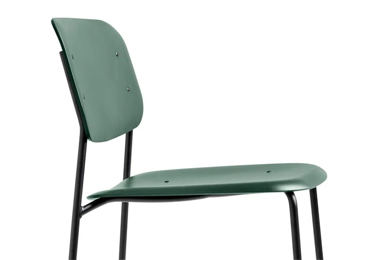 HAY Soft Edge 45 Chair, Black - Hunter Green 6 HAY Soft Edge 45 Chair, Black - Hunter Green - Image 6