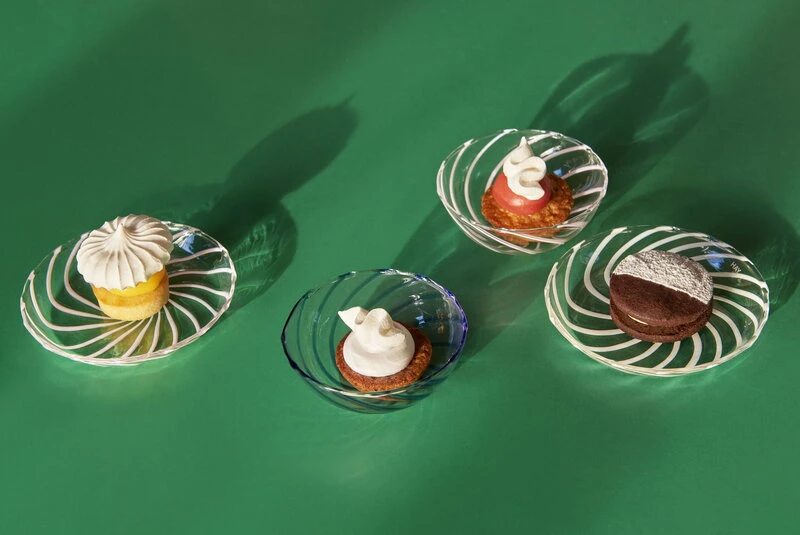 HAY Spin Bowl, 2 Pcs, Pink - Blue 4 HAY Spin Bowl, 2 Pcs, Pink - Blue - Image 4